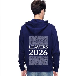 New Leavers Hoodie block column names with middle 2026 text
